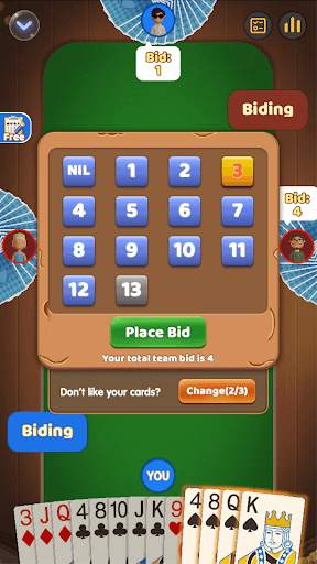 Spades: Play Classic Card Game Free screenshot 2