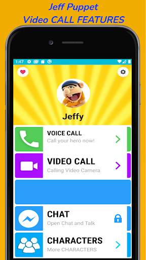 Jeffy funny Prank Video Call and Chat screenshot 3
