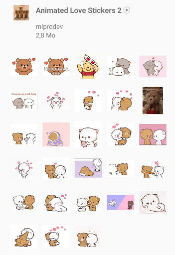 Love Animated Stickers For WhatsApp WAStickerApps screenshot 3