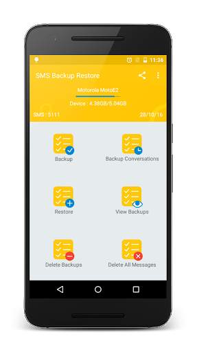 SMS Backup Restore screenshot 1