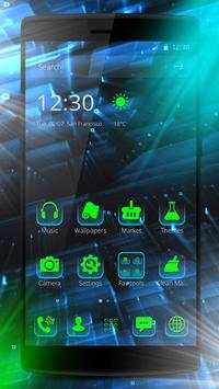 Holo Launcher Black Tech Theme screenshot 1