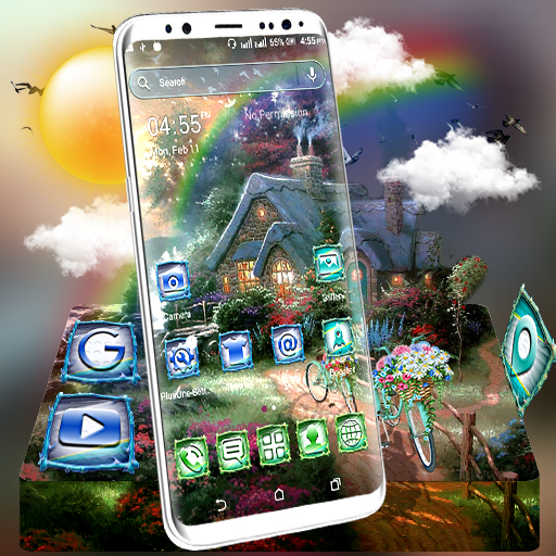 Beautiful Cottage Launcher Theme أيقونة