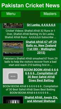 Pakistan Cricket News Lite screenshot 3