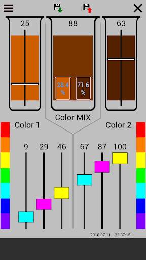 CMYK Mix Color scheme designer screenshot 5