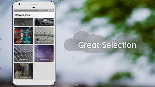 Rain Sounds with Relaxing Sleep Music screenshot 2