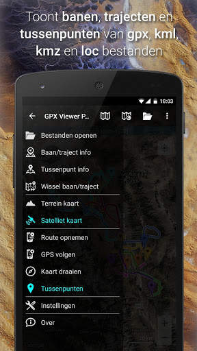 GPX Viewer PRO - Banen, routes en tussenpunten screenshot 1