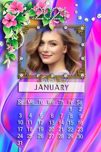 2021 Calendar Photo Frames screenshot 1