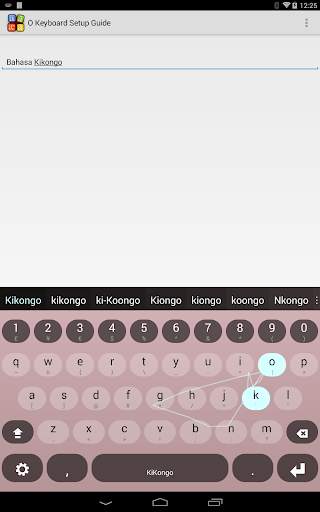 Kongo Keyboard plugin screenshot 1