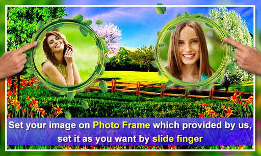 Garden Dual Photo Frames screenshot 2
