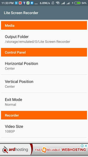 Lite Screen Recorder (Easy and Simple to use) screenshot 3
