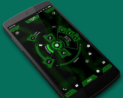 Hi-tech Revolution Launcher - Hitech theme screenshot 1