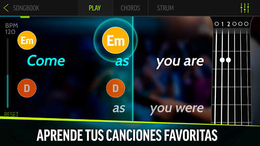 Guitar Tuner and Songbook FourChords screenshot 1