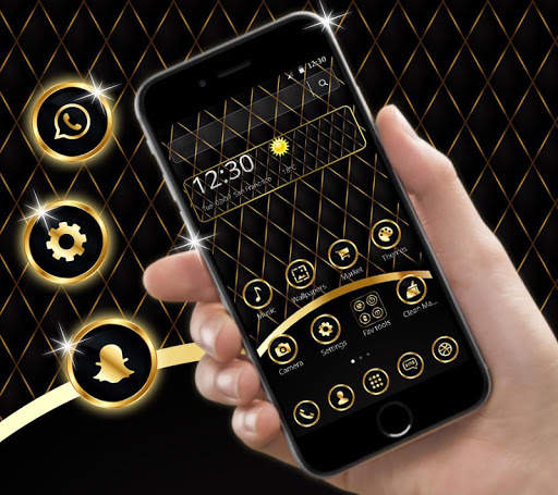 Luxury Black Leather Theme screenshot 2