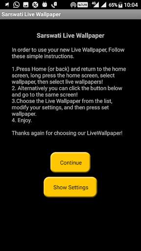 Sarswati Live Wallpaper screenshot 3