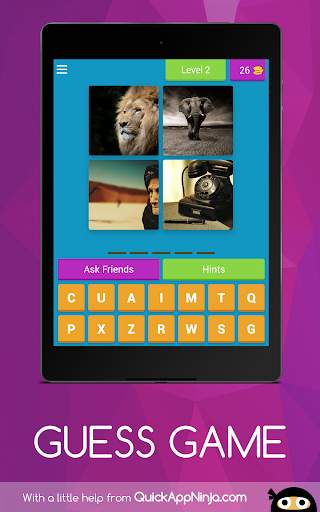 GUESS GAME  - 4 PICS 1 WORD QUIZ screenshot 17
