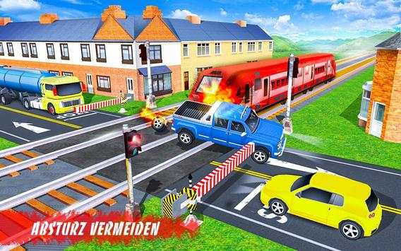 Indian Railroad Crossing: Eisenbahn Zug vorbei 3D screenshot 3