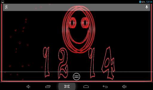 Clock Smile Live Wallpaper screenshot 9