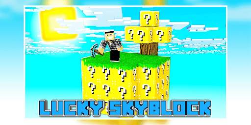 Lucky skyblock for minecraft pe screenshot 2
