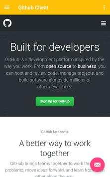 Github Client скриншот 1