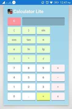 Calculator Lite screenshot 4