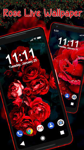 Shine Red Rose APUS Live Wallpaper screenshot 3