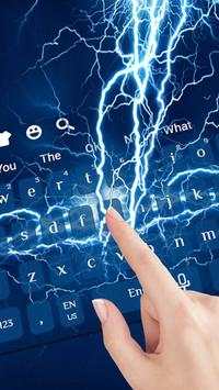 Blue Lightning Flash Keyboard 2 تصوير الشاشة
