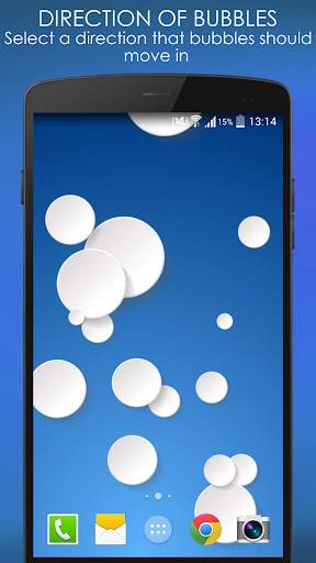 White Bubble Live Wallpaper screenshot 4