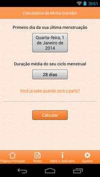 Calculadora da Minha Gravidez screenshot 1