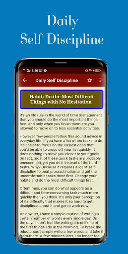 Daily Self-Discipline (offline) screenshot 12