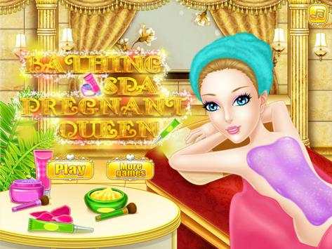 Bathing Spa Pregnant Queen screenshot 1