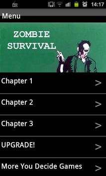 Zombie Survival YouDecide FREE screenshot 1