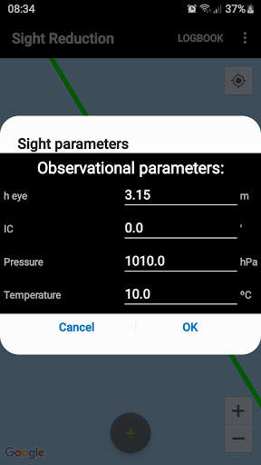 Sight reduction screenshot 7