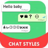 Chat Style For WhatsApp : Cool Font & Stylish Text on 9Apps