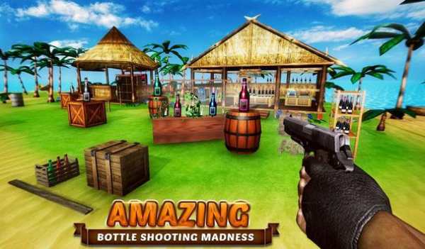 Real Action Bottle Shooter Gun Strike Expert Game screenshot 4