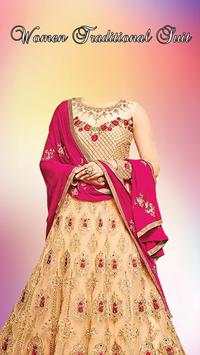 Women Traditional Photo Suit : Women Photo Editor screenshot 5