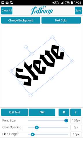 Free Text Tattoo Maker screenshot 3