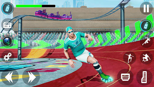 Roller Skate Stunt Racing Game screenshot 4