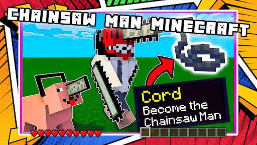 Chainsaw Man Mod For Minecraft screenshot 3