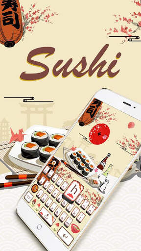 Sushi Keyboard Theme screenshot 2
