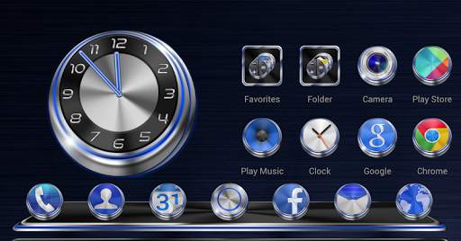 Next Launcher Theme Zenith 3D screenshot 8