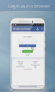 FVF : Video Downloader for Facebook screenshot 1