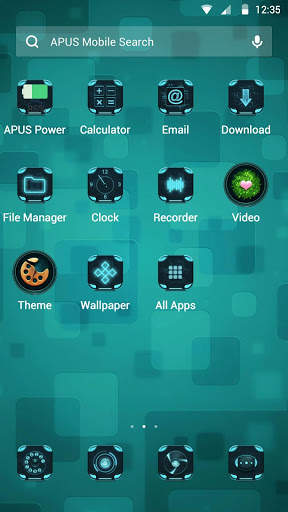 Mysterious-APUS Launcher theme screenshot 2