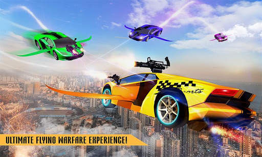 Flying Robot Car Games - Robot Shooting Games 2021 screenshot 6