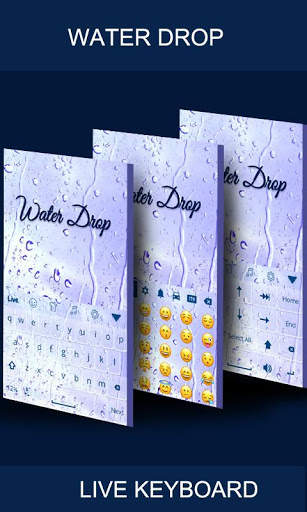 Waterdrop Live Keyboard Theme screenshot 3