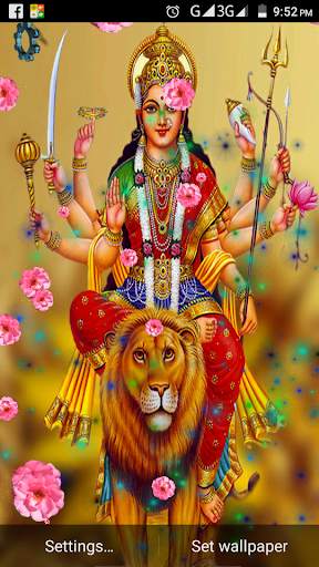 Ma Durga, Lakshmi : Hindu God Live Wallpaper screenshot 1