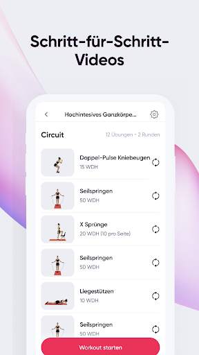 Sweat: Fitness-App für Frauen screenshot 7