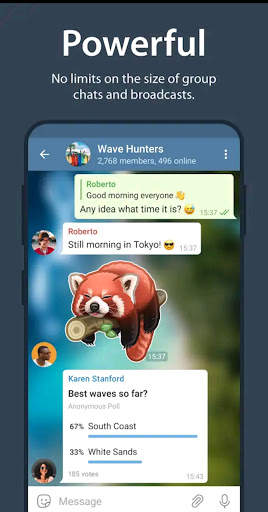 Telgamer Messenger скриншот 6