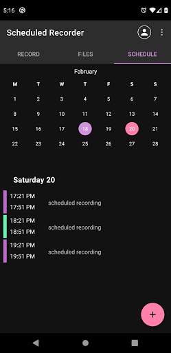Scheduled Recorder (spy recorder) screenshot 3