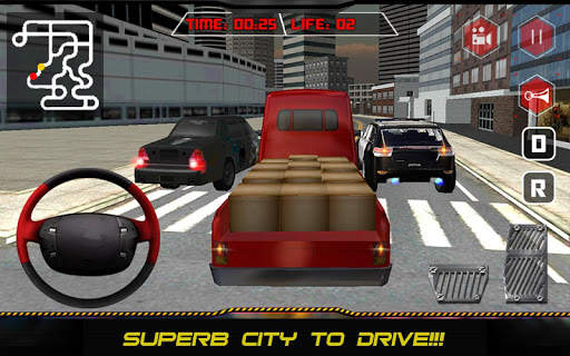 Mini sopir truk angkutan 3D screenshot 16