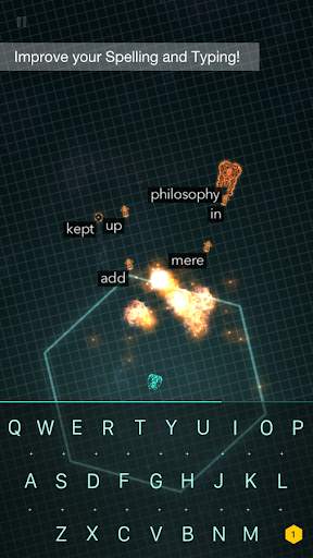 ZType Space Typing & Spelling screenshot 1